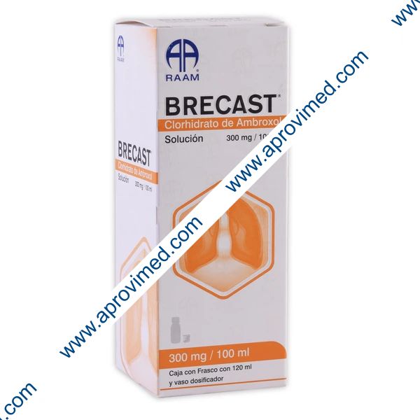BRECAST SOL. Fco. 120 ML. 300 MG/100 ML.