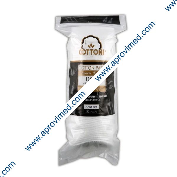 COTTON PADS PREMIUM Paq. c/50 Pzs.