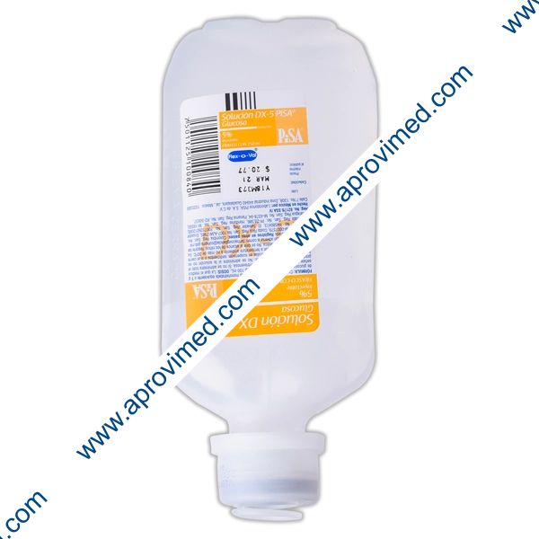 SOLUCION DX- 5 (Pisa) Sol. Iny. 5% Frasco  250 ML.