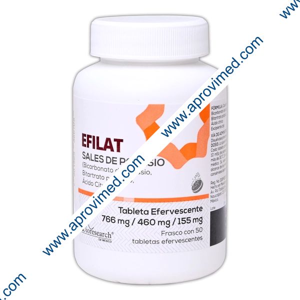 EFILAT c/50 TABS. EFERVESCENTES 766/460/155 MG.