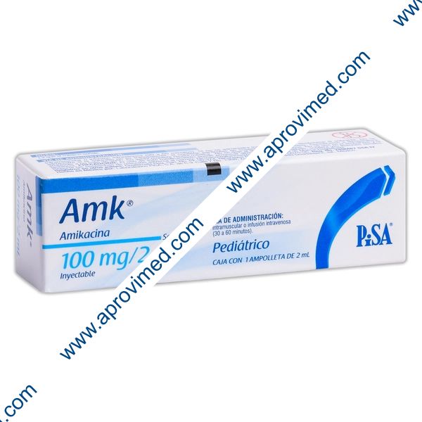 AMK Pedíátrico Sol. Iny. c/1 AMPTA. 100 MG/2 ML.