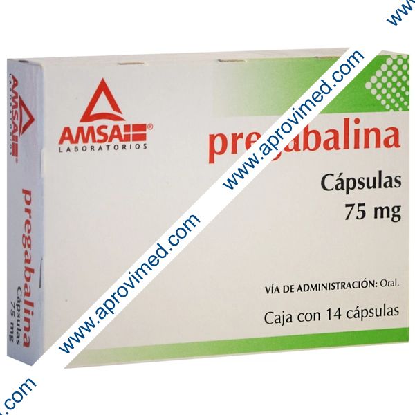 PREGABALINA (Amsa) c/14 CAPS.  75 MG.