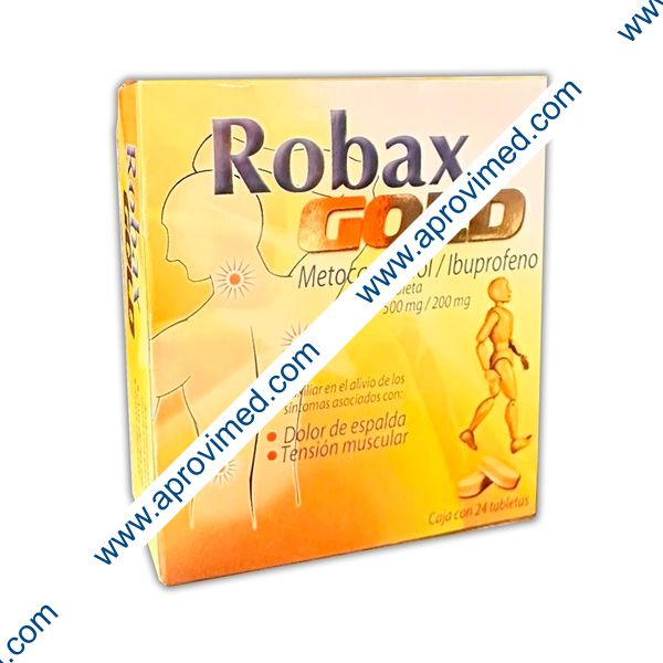 ROBAX GOLD c/24 TABS. 500/200 MG.