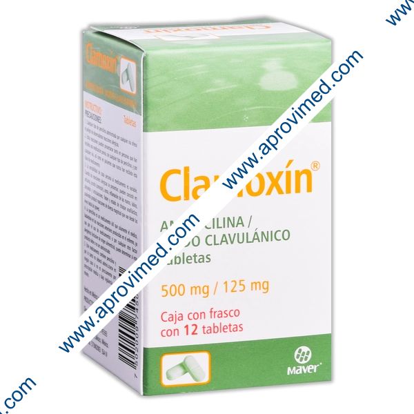 CLAMOXIN c/12 TABS. 500/125 MG.