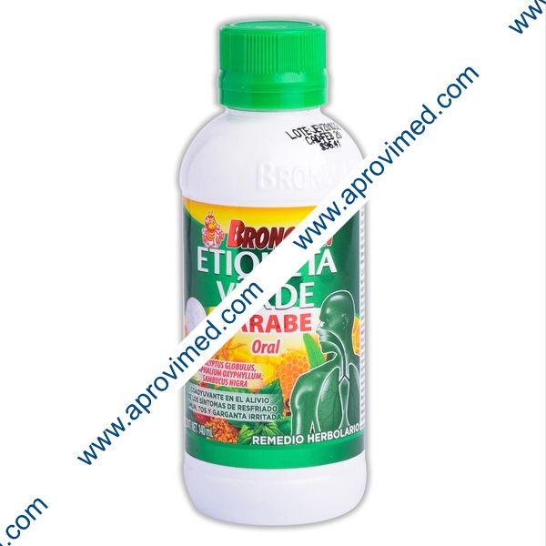 BRONCOLIN Etiqueta Verde JARABE 140 ML.