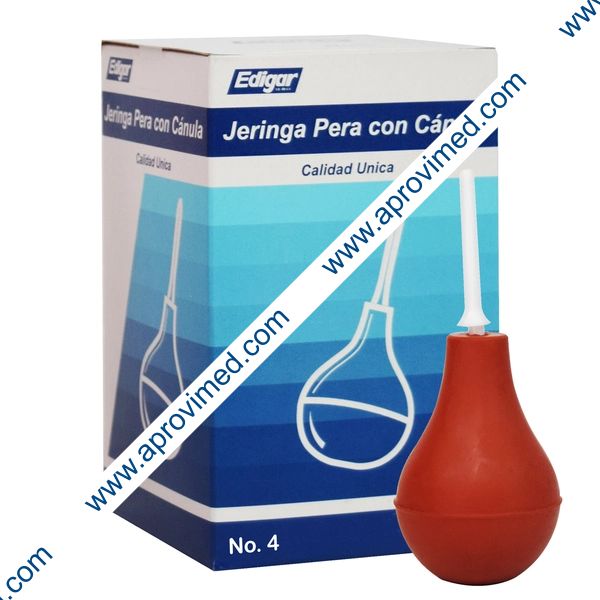 JERINGA PERA c/CANULA (Edigar) No.4 Caja c/1 Pza.