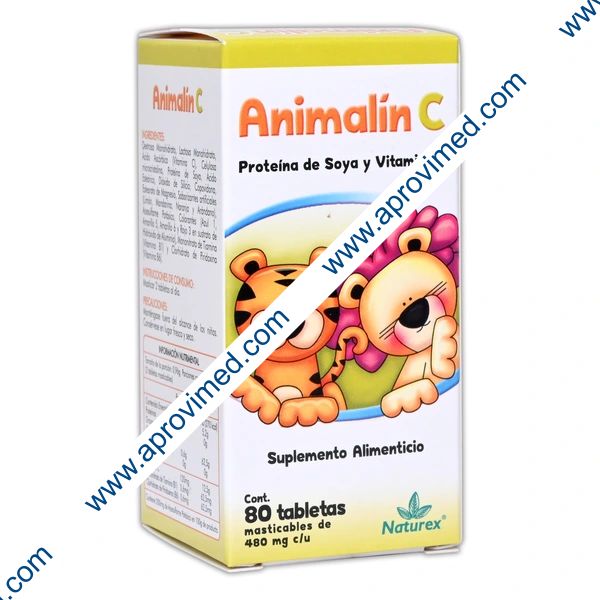 ANIMALIN-C c/80 TABS. Masticables 480 MG.