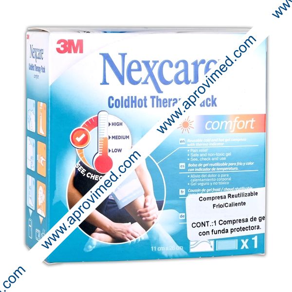 NEXCARE ColdHot/FrioCaliente COMPRESA GEL 26x11cm. c/1 Pza.