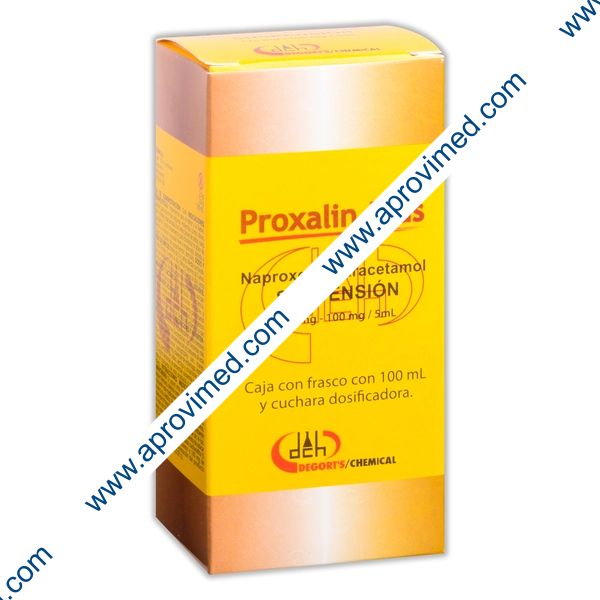 PROXALIN PLUS SUSP. Fco. 100 ML. 125-100 MG/5 ML.