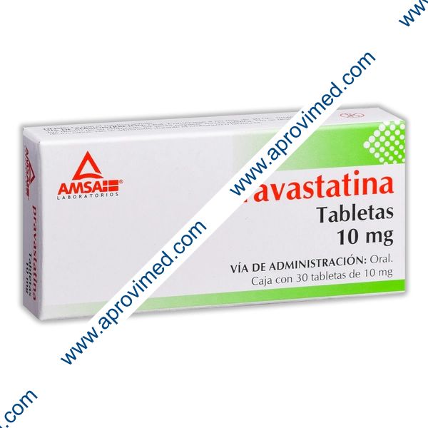 PRAVASTATINA (Amsa) c/30 TABS. 10 MG.