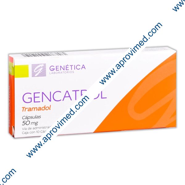 GENCATROL c/10 CAPS.  50 MG.