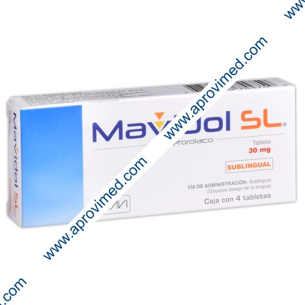 MAVIDOL SL c/4 TABS. Sublingual 30 MG.