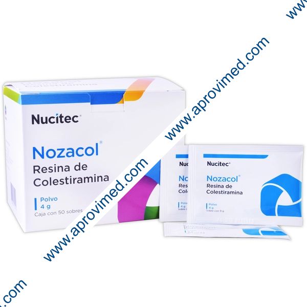 NOZACOL c/50 SOBS. 9 G. POLVO 4 G.