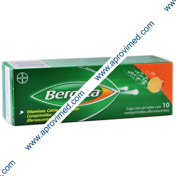 BEROCCA c/10 COMPS. EFERVESCENTES.