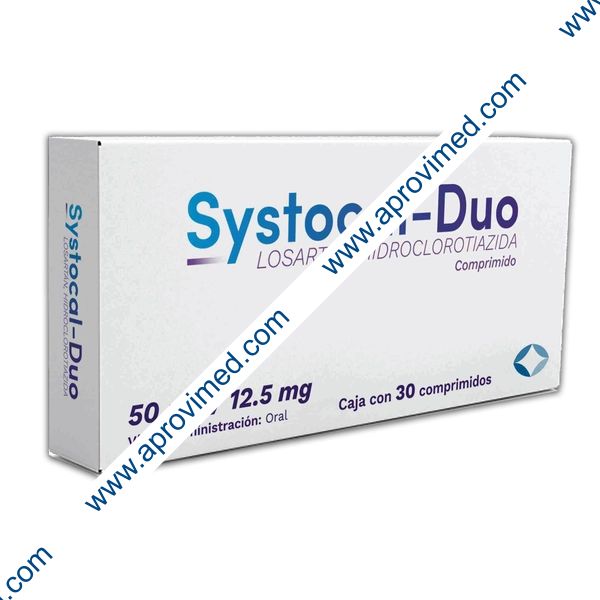 SYSTOCAL-DUO c/30 COMPS. 50/12.5 MG.