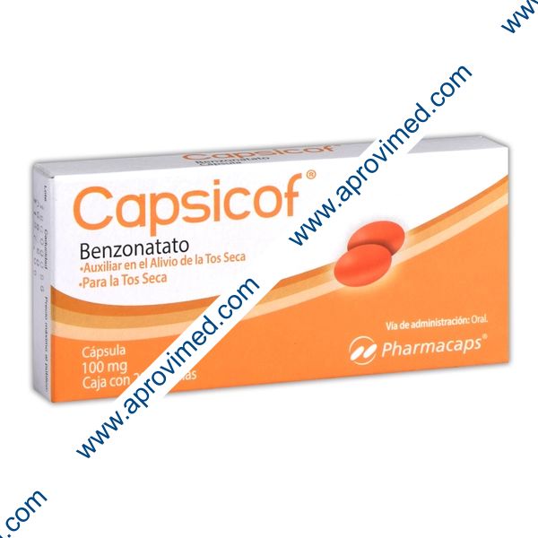 CAPSICOF c/20 CAPS. 100 MG.