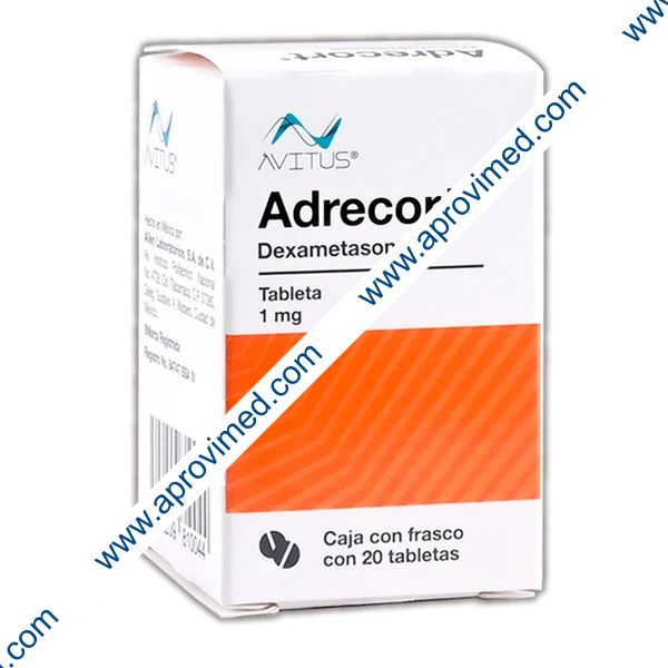 ADRECORT Cja/Fco. c/20 TABS. 1 MG.