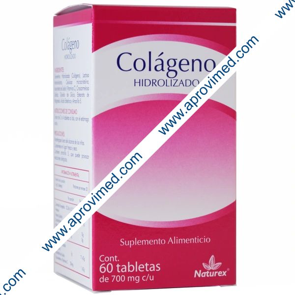 COLÁGENO HIDROLIZADO c/60 TABS. 700 MG.