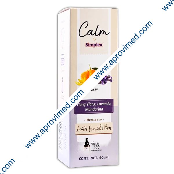 CALM BY SIMPLEX SPRAY YY/L/M Ac. Esenciales Fco. 60 ML.