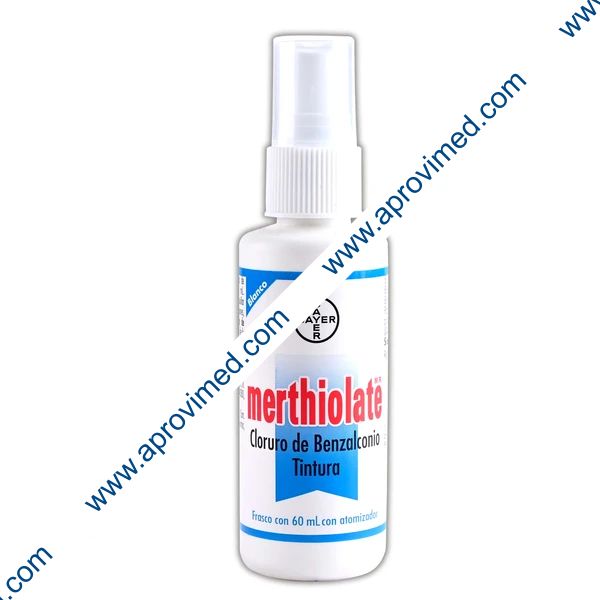 MERTHIOLATE BLANCO SOL. c/Atomizador Fco. 60 ML.