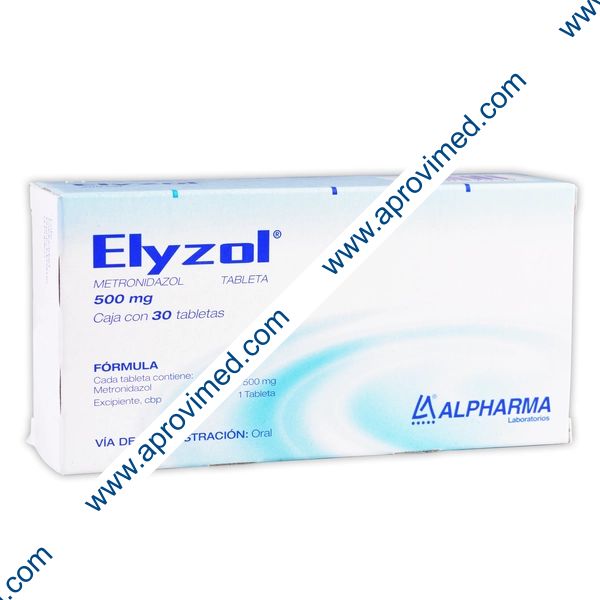 ELYZOL c/30 TABS. 500 MG.