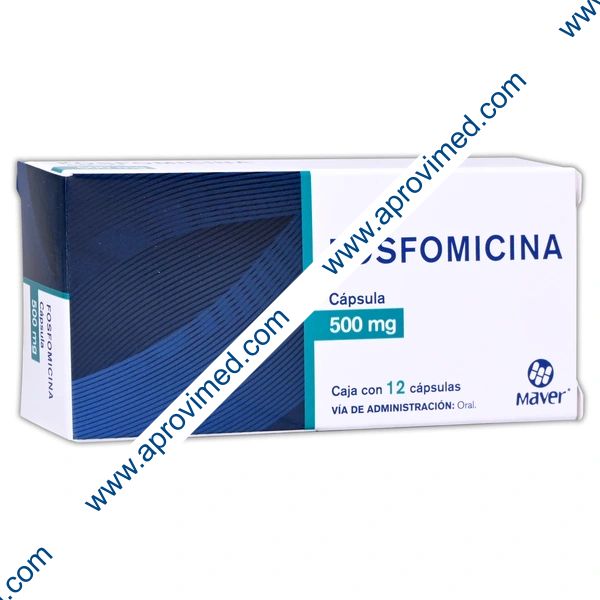 FOSFOMICINA (Maver) c/12 CAPS. 500 MG.