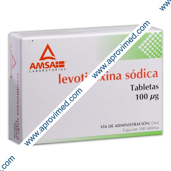 LEVOTIROXINA SÓDICA (Amsa) c/100 TABS. 100 MCG.