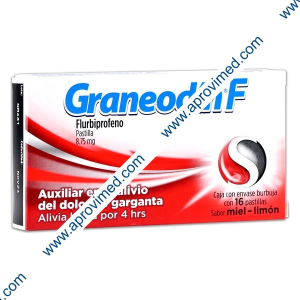 GRANEODÍN F c/16 PASTILLAS Sab. Miel-Limón 8.75 MG
