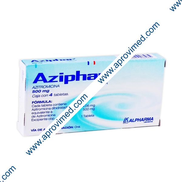 AZIPHAR c/4 TABS. 500 MG.