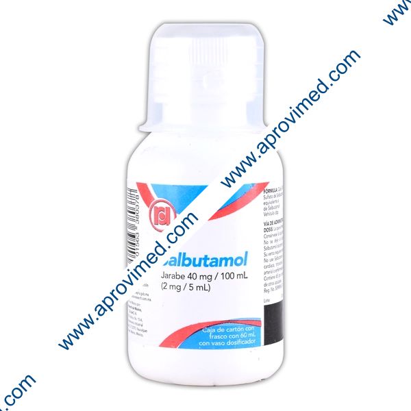 SALBUTAMOL (Randall) JARABE Fco. 60 ML. 40 MG/100 ML.