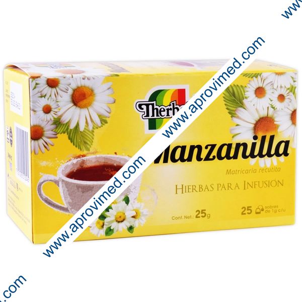MANZANILLA p/Infusión c/25 SOBS. 1 G.