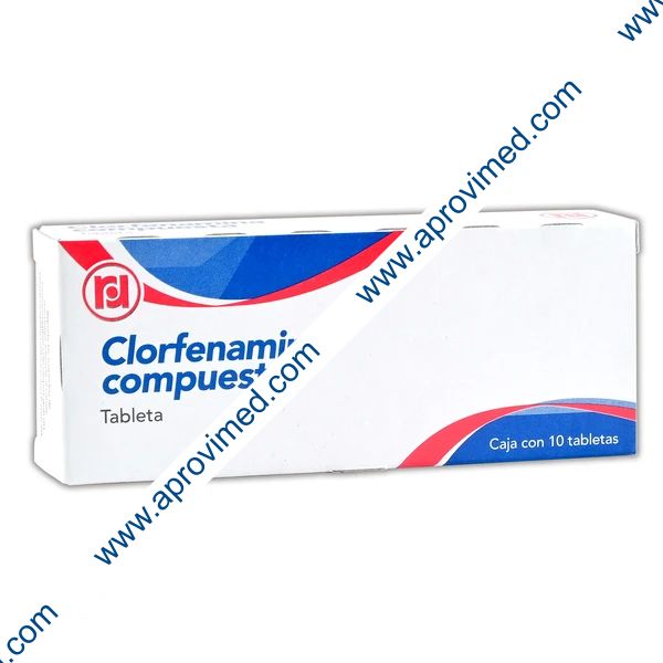 CLORFENAMINA COMPUESTA (Randall) c/10 TABS. 500/25/5/4 MG.