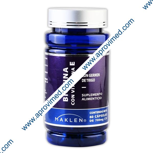 BIOTINA CON VITAMINA-E (Maklen) c/60 CAPS. 700 MG.