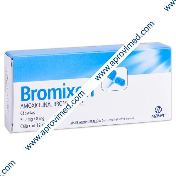 BROMIXEN c/12 CAPS. 500/8 MG.