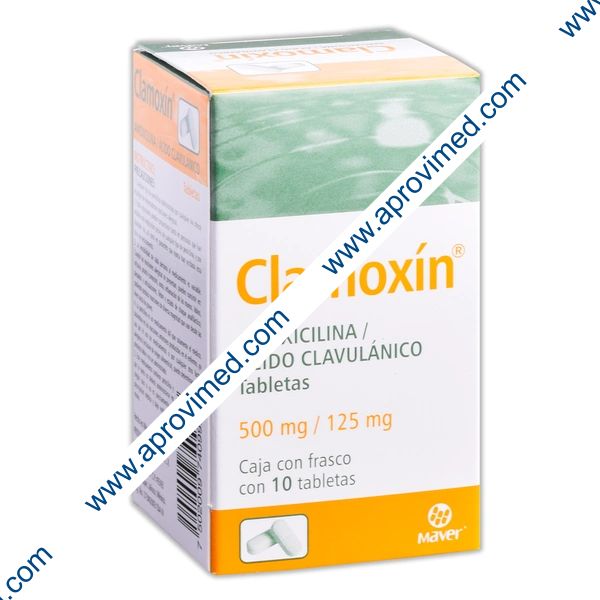 CLAMOXIN c/10 TABS. 500/125 MG.