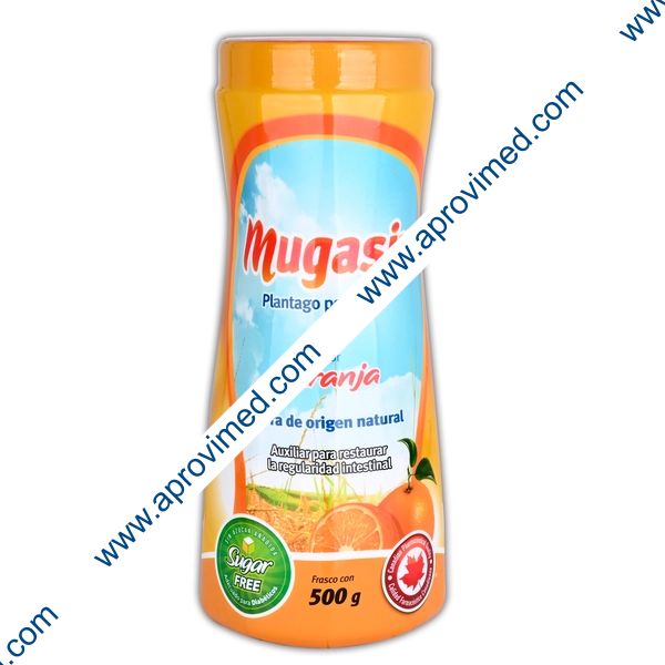 MUGASIN POLVO Sab. Naranja (Sin Ázucar) Fco. c/500 G. 49.7 G/100 G.