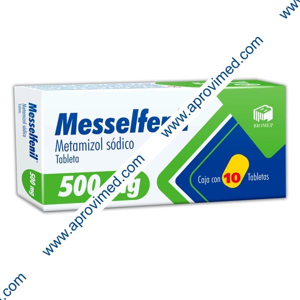 MESSELFENIL c/10 TABS. 500 MG.