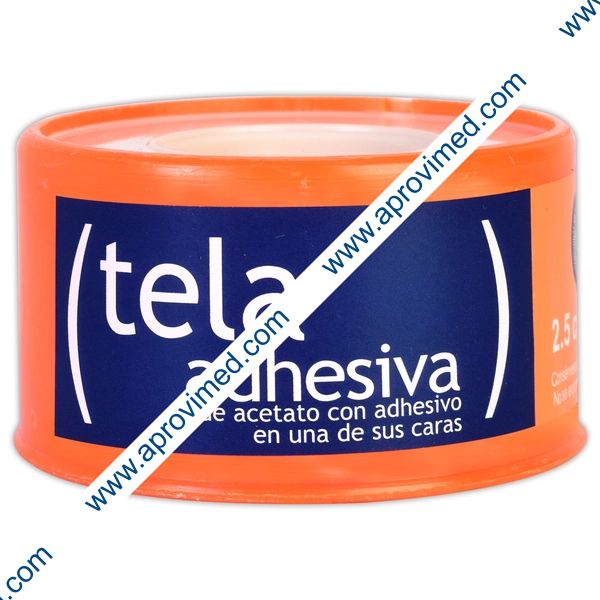TELA ADHESIVA (Galia) Carrete A: 2.5cm; L: 5m. c/1 Pza.
