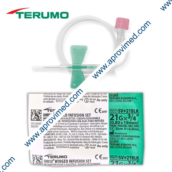 EQUIPO p/INFUSION c/ALETAS 21Gx3/4" (0.80x19mm) c/1 Pza.