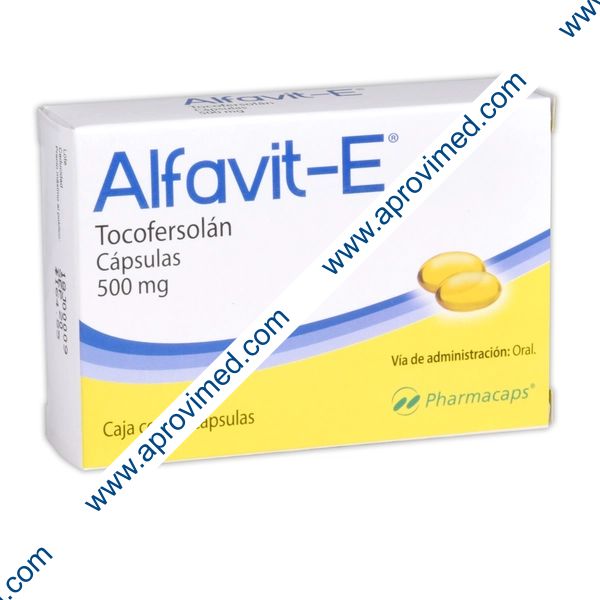 ALFAVIT-E c/30 CAPS. 500 MG.