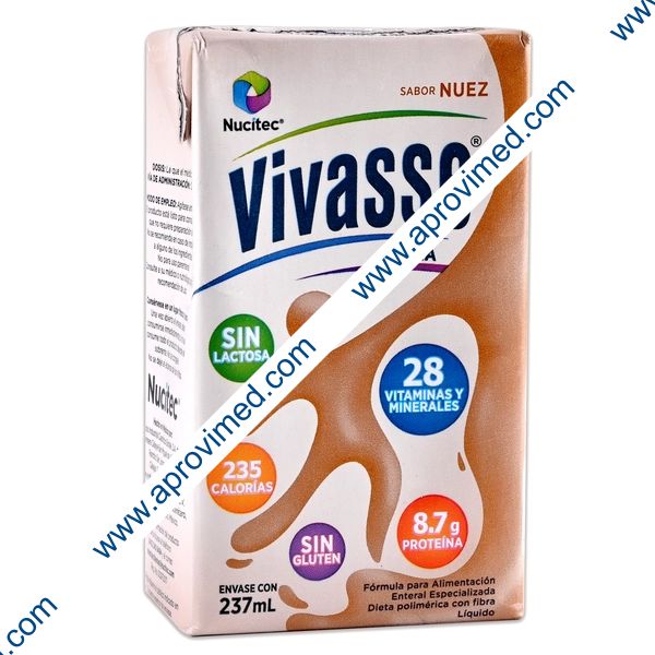 VIVASSE Con Fibra LIQUIDO ORAL Sab. Núez 237 ML. 1 Kcal/1mL.