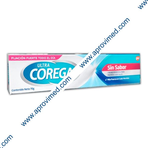 ULTRA COREGA Sin Sabor CREMA ADHESIVA Tubo c/70 G.