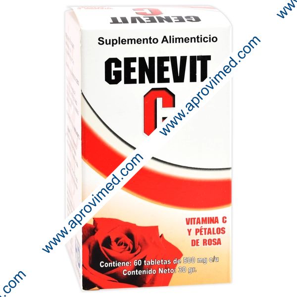 GENEVIT C c/60 TABS. 500 MG.
