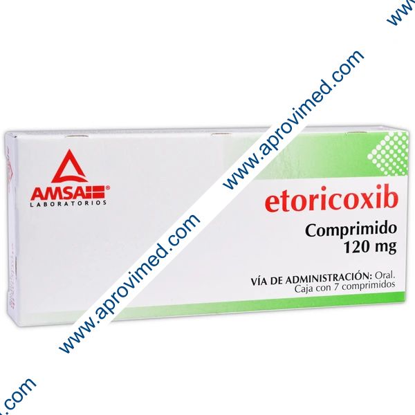 ETORICOXIB (Amsa) c/ 7 COMPS. 120 MG.