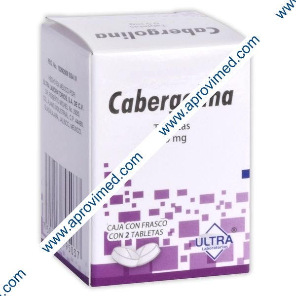 CABERGOLINA (Ultra) c/2 TABS. 0.5 MG.