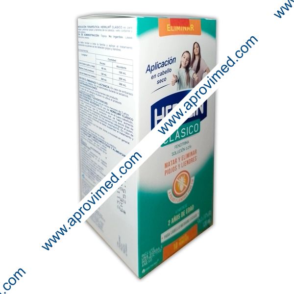 HERKLIN CLÁSICO SOLUCIÓN 0.2% Fco. 120 ML.