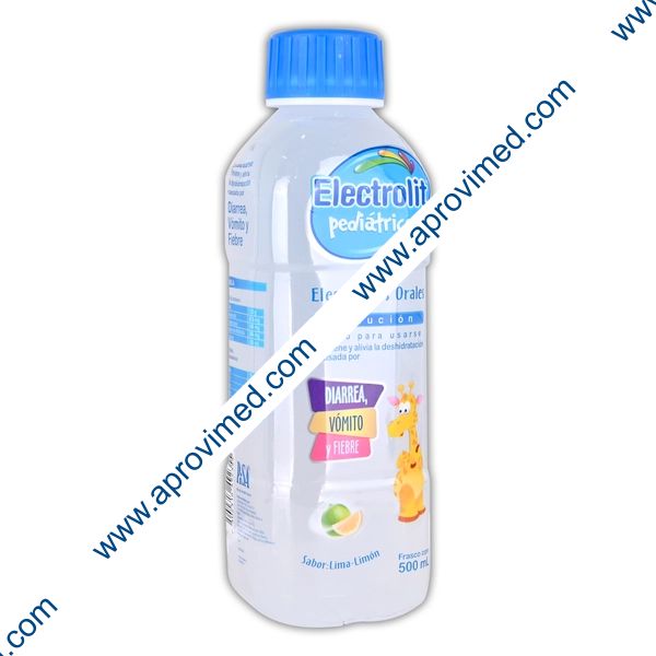 ELECTROLIT PEDIÁTRICO Electrolitos Orales SOL. SAB. LIMA-LIMÓN 500 ML.