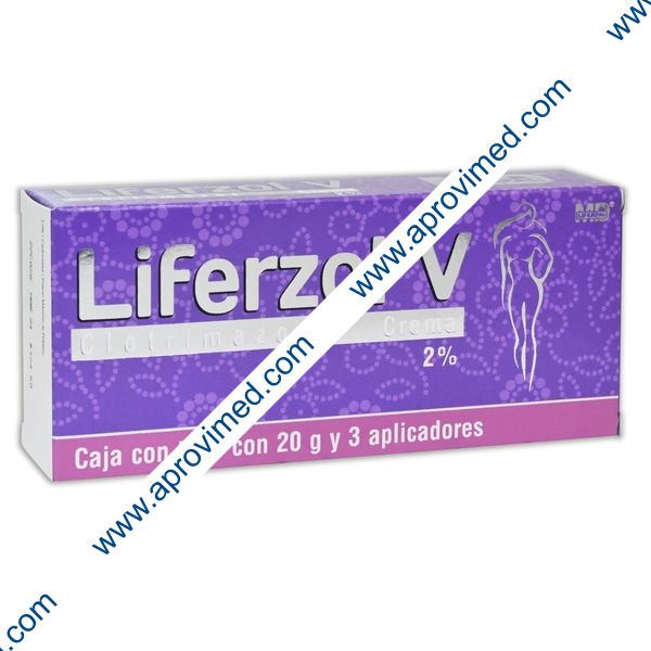LIFERZOL-V CREMA VAGINAL 2% TUBO c/20 G. y 3 Aplics.