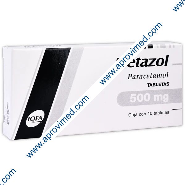 ICETAZOL c/10 TABS.  500 MG.