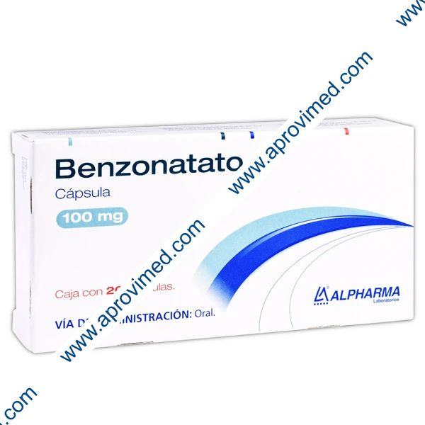 BENZONATATO (Alpharma) c/20 CAPS. 100 MG.
